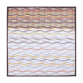 Kuber Industries Heart Design PVC Reversible Food Mat Bed Server - Cream, Standard (CTKTC05113)